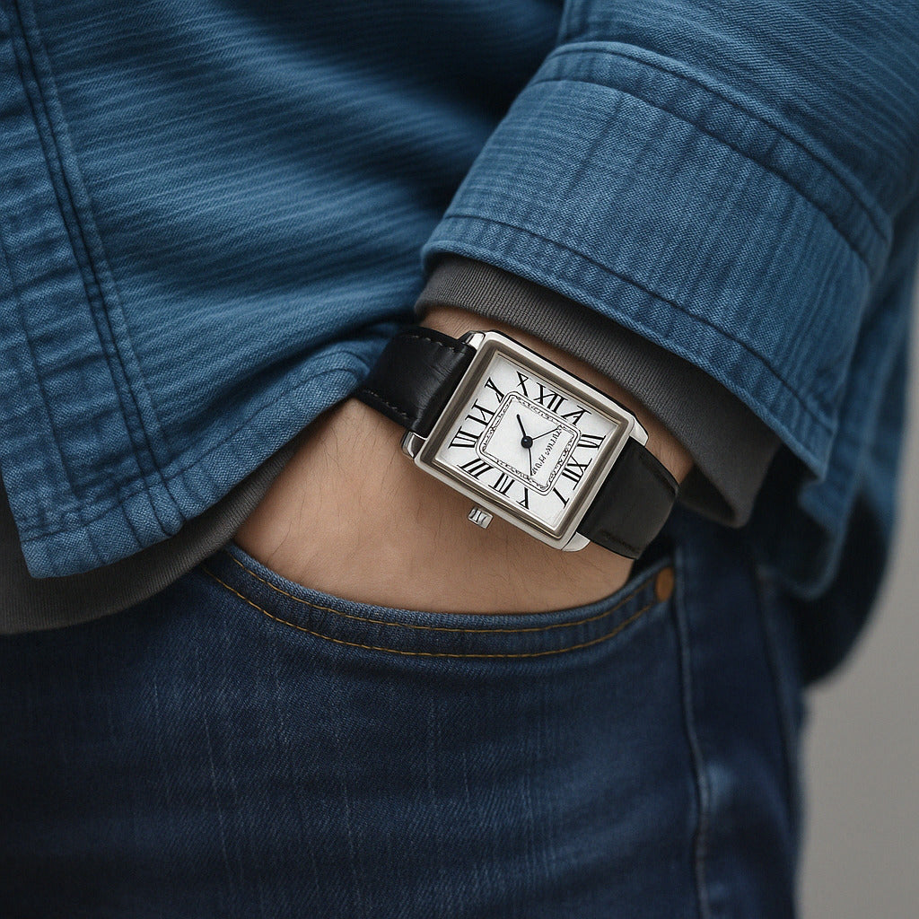 Montre Pablo Raez en Cuir