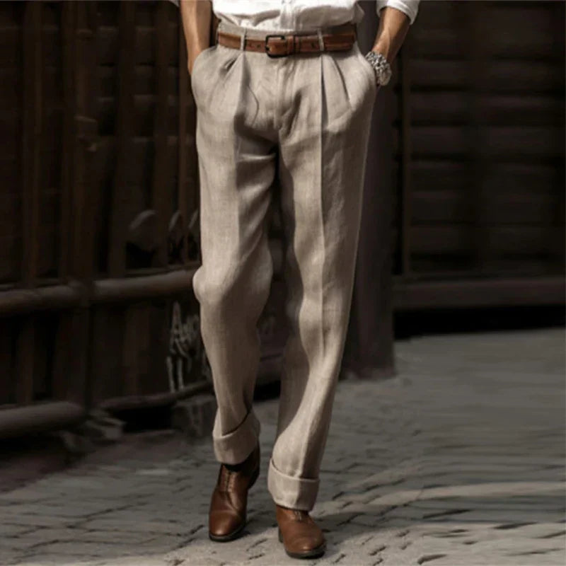 Pantalon classique en coton