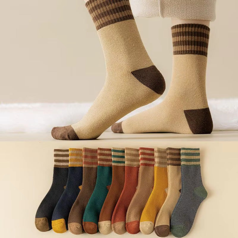 Retro Fall Cozy Socks