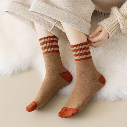 Retro Fall Cozy Socks