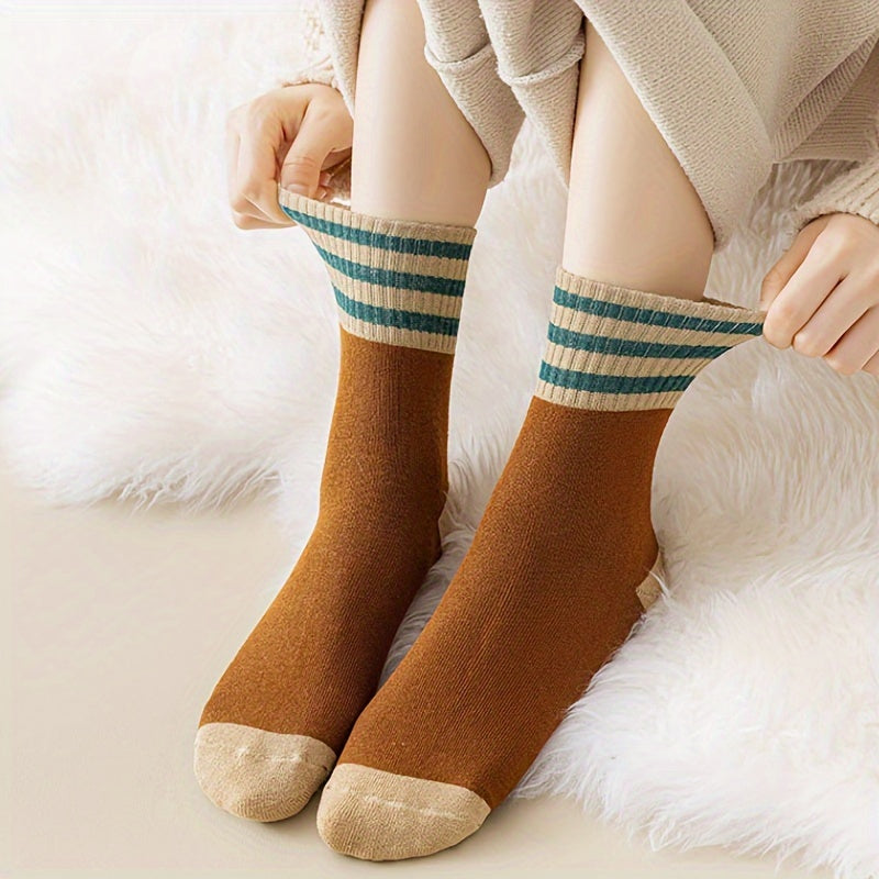 Retro Fall Cozy Socks