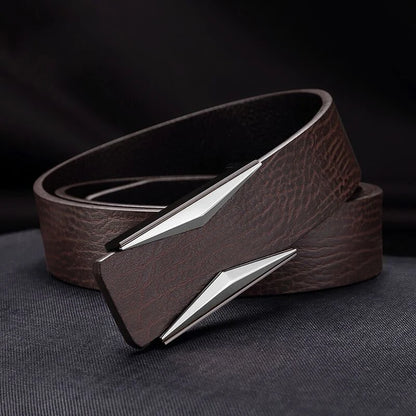 Golden Horizon Genuine Leather Belt