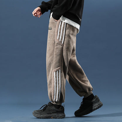 Alpine Sherpa Striped Joggers