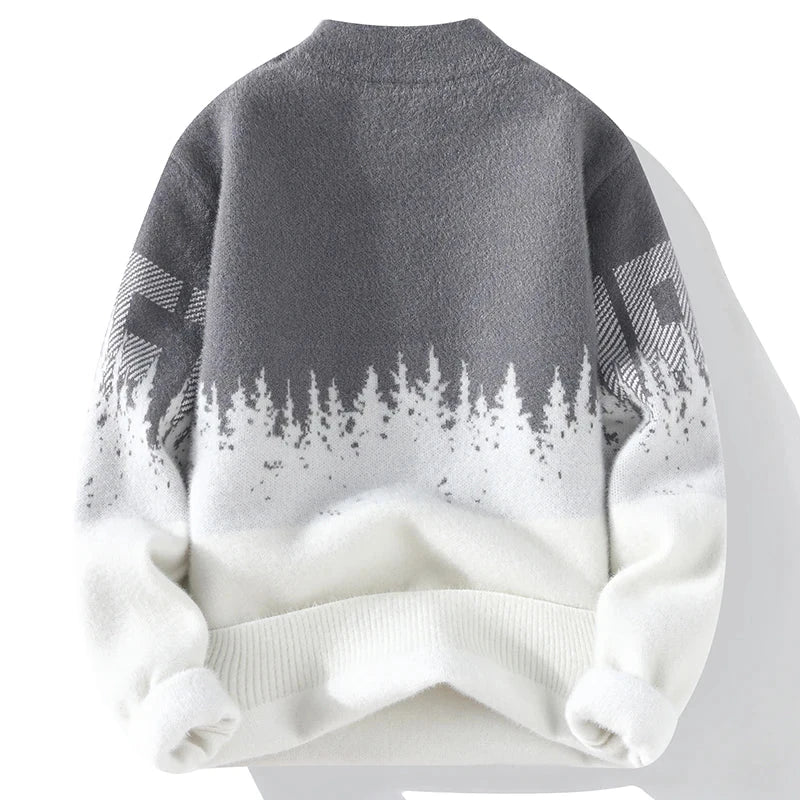 Nordic Forest Knit Sweater