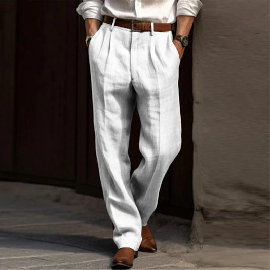 Pantalon classique en coton