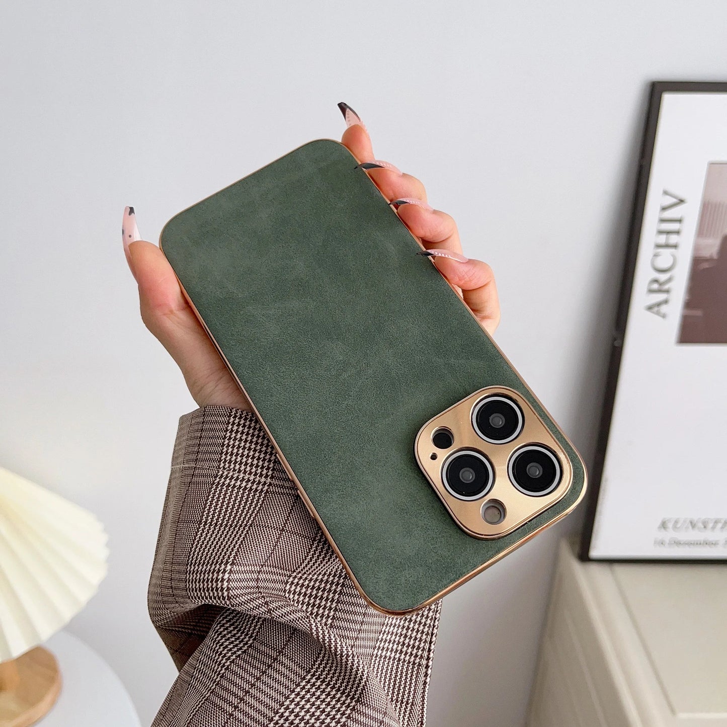 Royal Suede iPhone Case