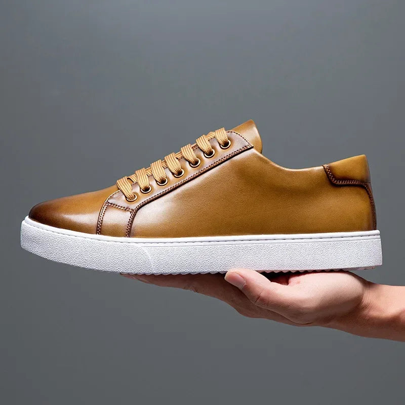 Strada Lusso Leather Sneakers