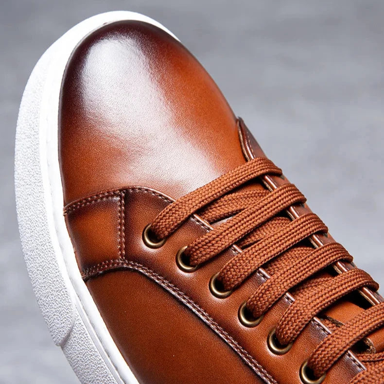 Strada Lusso Leather Sneakers