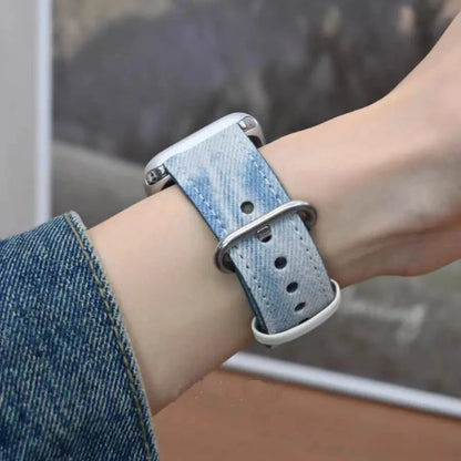 Vintage Denim Apple Watch Strap