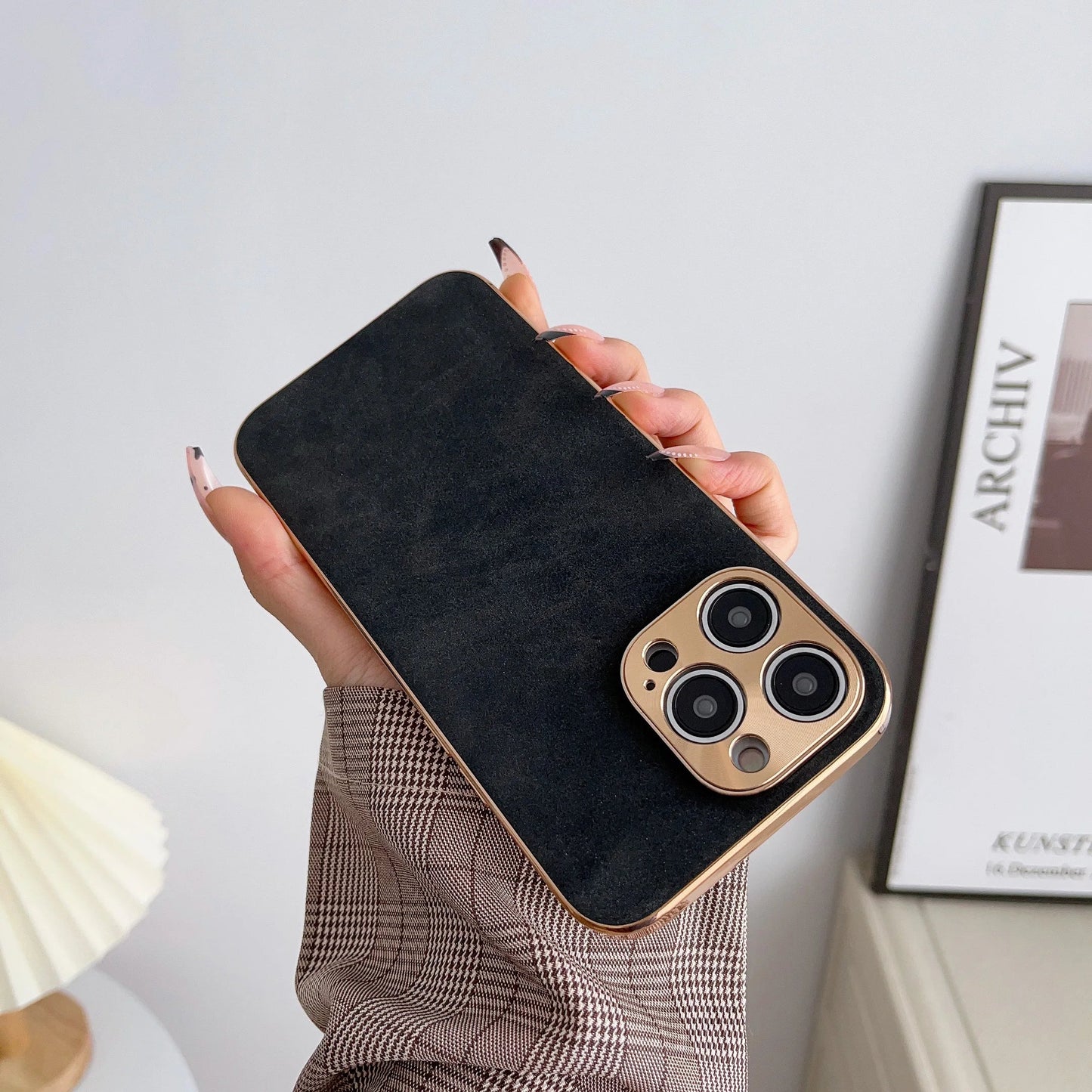 Royal Suede iPhone Case