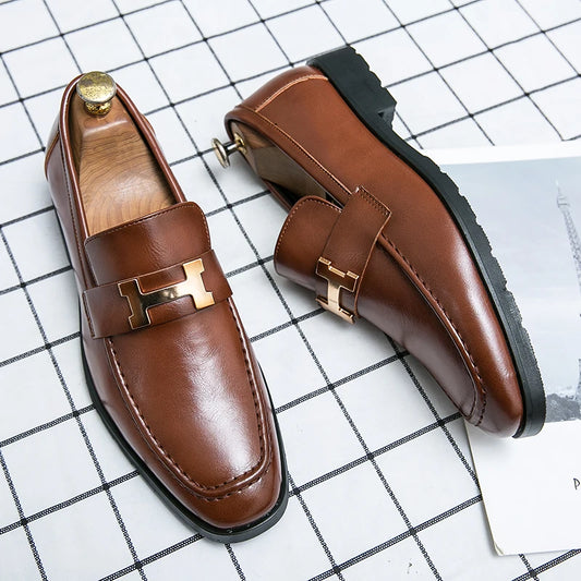 Hugo Prestige Leather Loafers