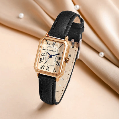 Classic Heritage Leather Strap Watch