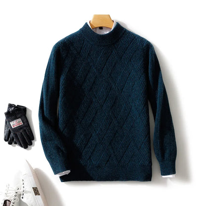 Chevron Cashmere Blend Sweater