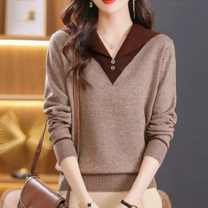 Ellen Knit Collar Pullover