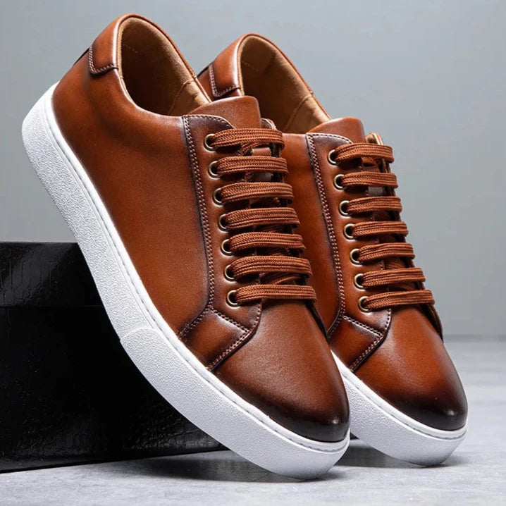 Strada Lusso Leather Sneakers