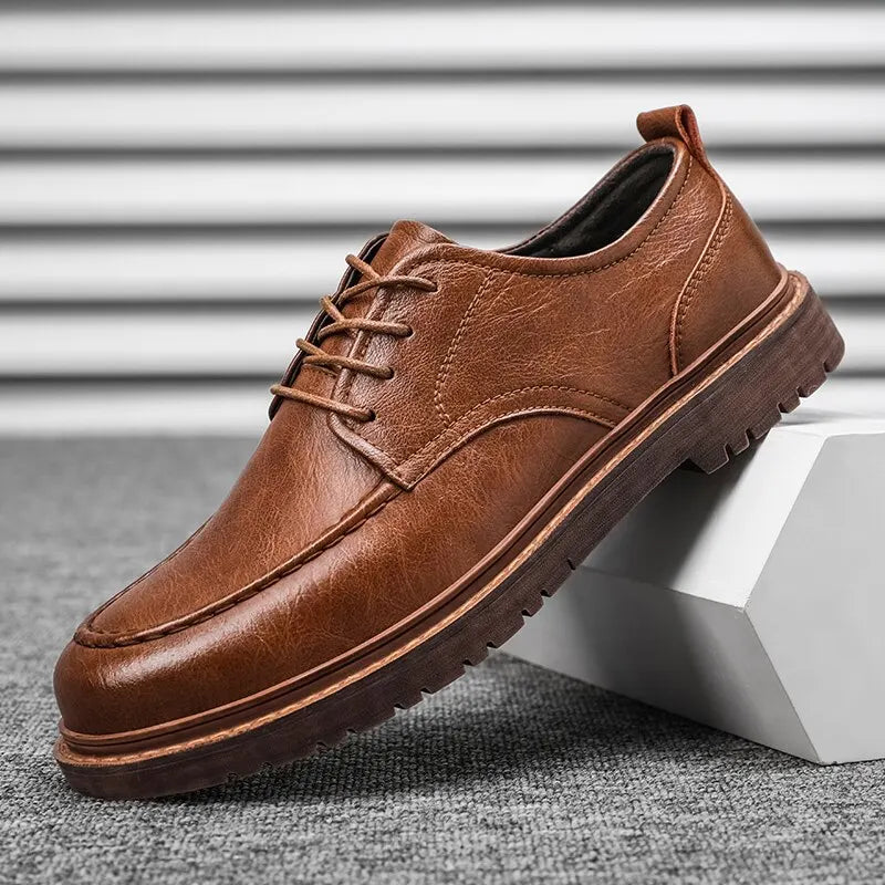 Timeless Genuine Leather Derbies