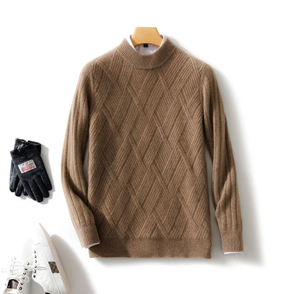 Chevron Cashmere Blend Sweater