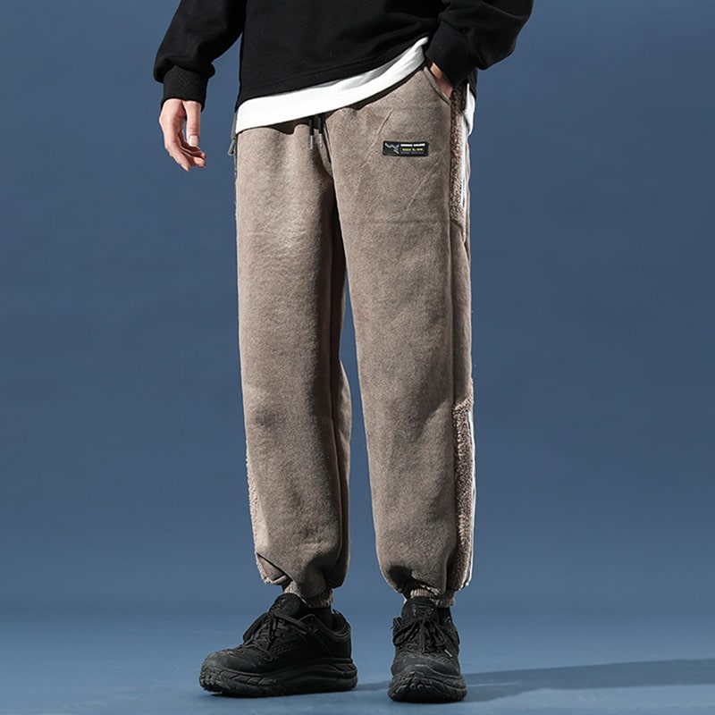 Alpine Sherpa Striped Joggers